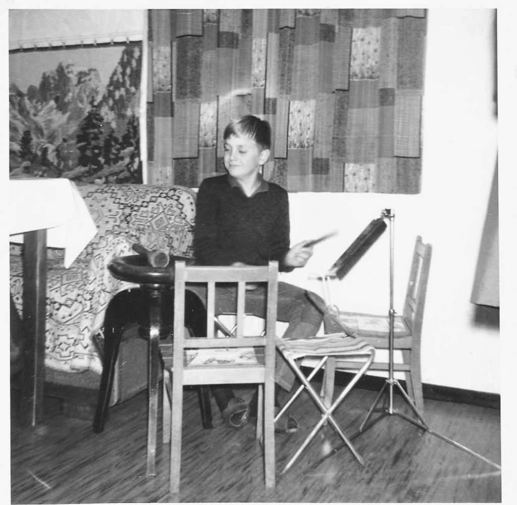 Helmutchen am Schlagwerk